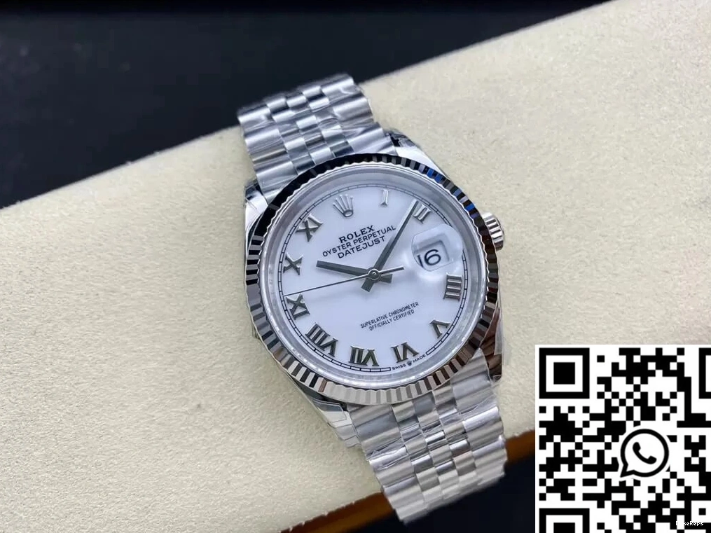 M126234-0025 VS Rolex Factory Dial Datejust 36MM White 1202